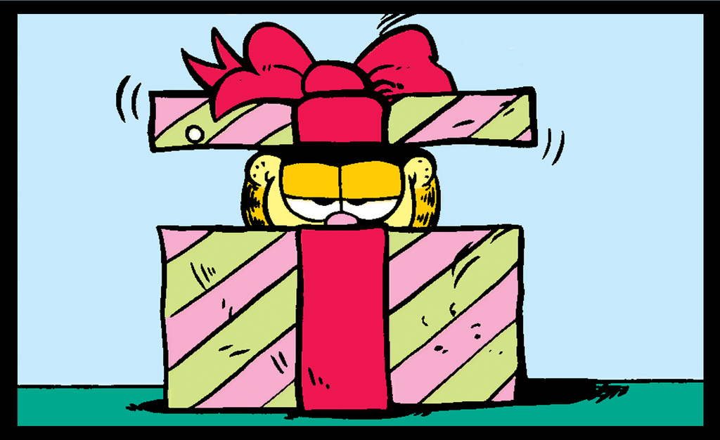 45 Strips That Show Garfield's Once-A-Year Christmas Cheer