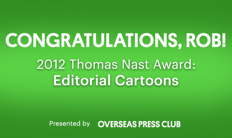 2012 Thomas Nast Award: Editorial Cartoons